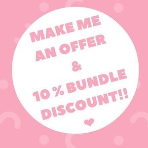10% off bundles!! Make offers!!